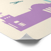 Berlijn, Duitsland Cityscape Poster (Hoek)