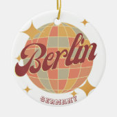 Berlijn Duitsland Disco bal Retro  Keramisch Ornament (Voorkant)