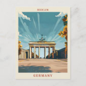 Berlijn Duitsland Elegant Vintage Travel Briefkaart (Voorkant)