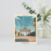 Berlijn Duitsland Elegant Vintage Travel Briefkaart (Staand voorkant)