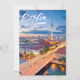 Berlijn ,Duitsland Feestdagenkaart