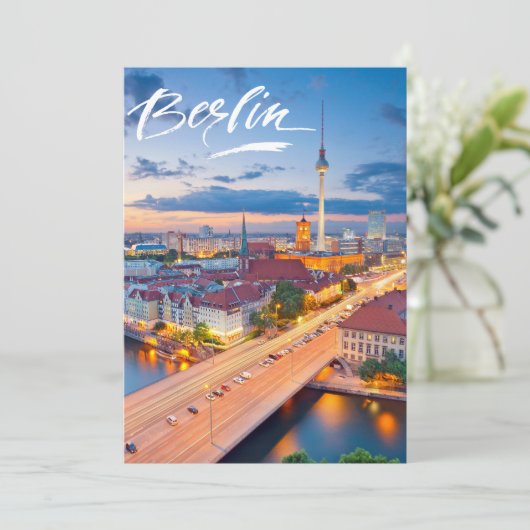 Berlijn ,Duitsland Feestdagenkaart (Staand voorkant)