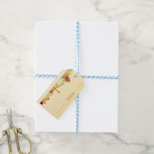 Berlijn, Duitsland Gift Label Cadeaulabel (Met Touw)