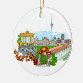 Berlijn - Duitsland Keramisch Ornament (Links)