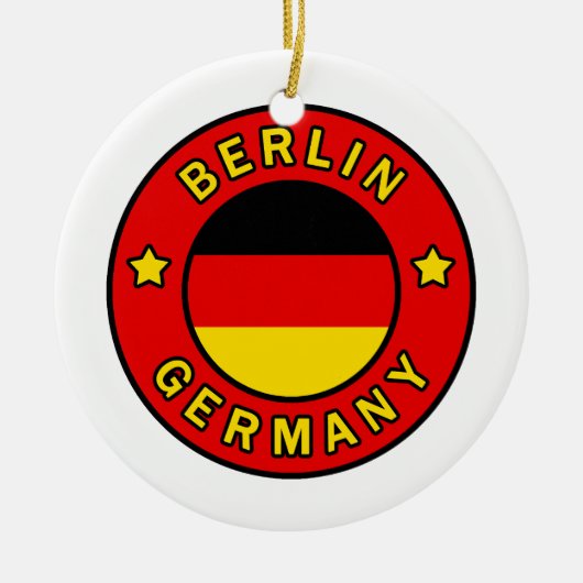 Berlijn Duitsland Keramisch Ornament (Voorkant)