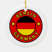 Berlijn Duitsland Keramisch Ornament (Achterkant)