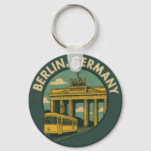 Berlijn Duitsland Landmark Kunst Sleutelhanger