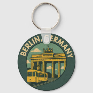 Berlijn Duitsland Landmark Kunst Sleutelhanger