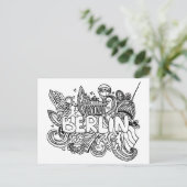 Berlijn Duitsland Landmark Souvenir Briefkaart (Staand voorkant)