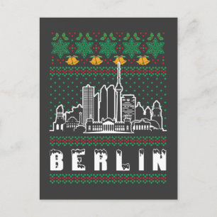 Berlijn Duitsland Lelijke Kerstmis Briefkaart