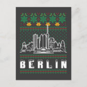 Berlijn Duitsland Lelijke Kerstmis Briefkaart (Voorkant)