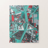 Berlijn, Duitsland Map Legpuzzel (Verticaal)