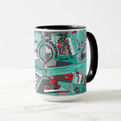 Berlijn, Duitsland Map Mok (Voorkant rechts)