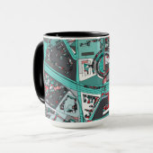 Berlijn, Duitsland Map Mok (Voorkant links)