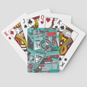 Berlijn, Duitsland Map Pokerkaarten
