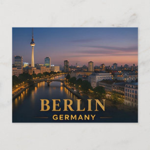 Berlijn Duitsland Modern Europees Reisdoel Briefkaart