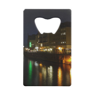 Berlijn Duitsland Night Spree Deutschland Nacht Creditkaart Flessenopener