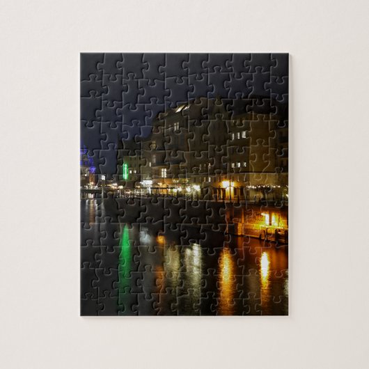 Berlijn Duitsland Night Spree Deutschland Nacht Legpuzzel (Verticaal)