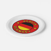 Berlijn Duitsland Papieren Bordje (Gekanteld)