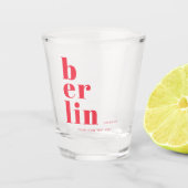 Berlijn Duitsland partij Shot Glass Glas (Voorkant)