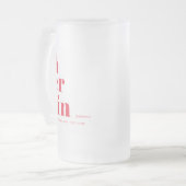 Berlijn Duitsland party bier Glas Matglas Bierpul (Voorkant links)