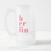 Berlijn Duitsland party bier Glas Matglas Bierpul (Links)