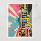 Berlijn Duitsland Pop Art Travel Illustration Briefkaart (Voorkant)