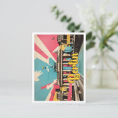 Berlijn Duitsland Pop Art Travel Illustration Briefkaart (Staand voorkant)