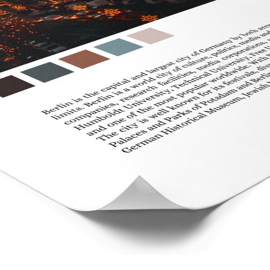 Berlijn - Duitsland Poster (Hoek)