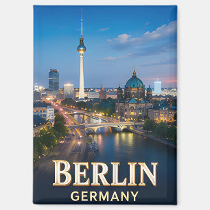 ✈️ Berlijn Duitsland Reis Cadeau 🌆 Magneet