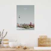 Berlijn, Duitsland Reiswerk Poster (Keuken)