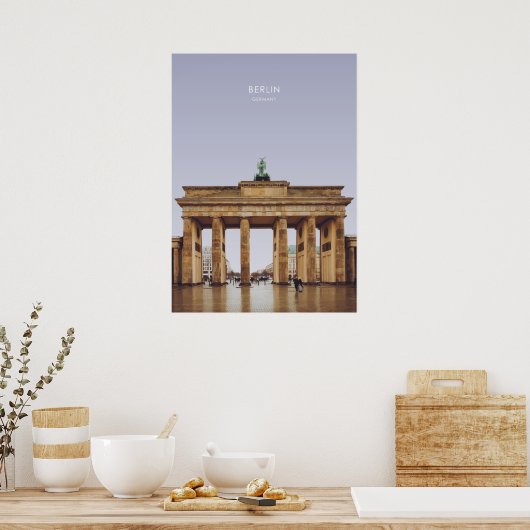 Berlijn, Duitsland Reiswerk Poster (Keuken)