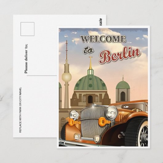  Berlijn Duitsland Reizen allemagne Briefkaart (Voorkant / Achterkant)
