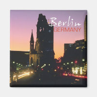 Berlijn Duitsland Reizen Souvenir Foto Koelkast Ma