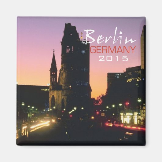 Berlijn Duitsland Reizen Souvenir Magnet Verander  (Voorkant)