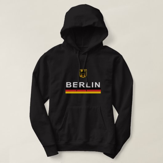 Berlijn, Duitsland Retro Sports Design Hoodie (Design voorkant)