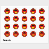 Berlijn Duitsland Ronde Sticker (Vel)