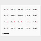 Berlijn Duitsland Ronde Sticker (Vel)