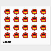 Berlijn Duitsland Ronde Sticker (Vel)