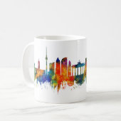 Berlijn Duitsland Silhouet Koffiemok (Voorkant links)