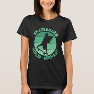 Berlijn Duitsland Skateboarder Urn Skateboarden 1 T-shirt