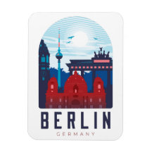 Berlijn Duitsland skyline foto magneet