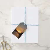 Berlijn Duitsland Skyline Night Fernsehturm Cadeaulabel (Met Touw)