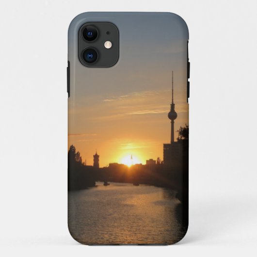 Berlijn Duitsland Skyline Night Fernsehturm Case-Mate iPhone Case (Achterkant)