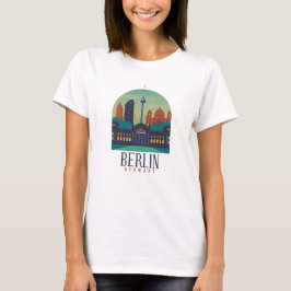 Berlijn Duitsland Skyline Women T Shirt