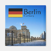 Berlijn Duitsland Souvenir  Magneet (Voorkant)