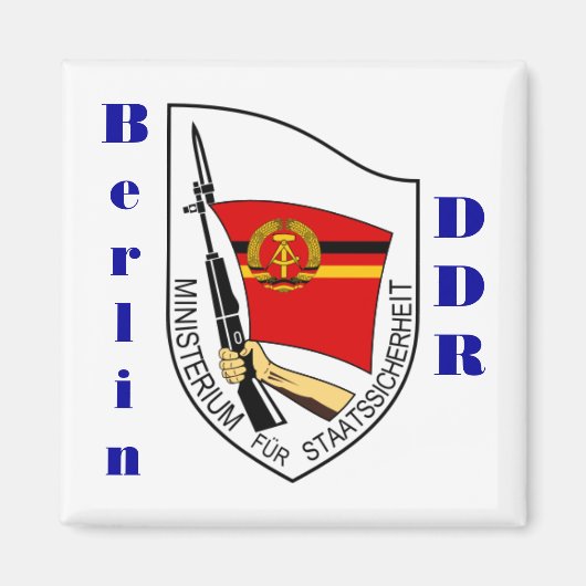 Berlijn, Duitsland Stasi Magnet (Voorkant)