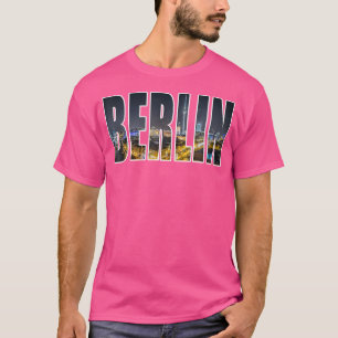 Berlijn Duitsland Stedelijke Silhouet Fotografie L T-shirt