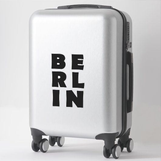 Berlijn Duitsland Sticker (Koffer)