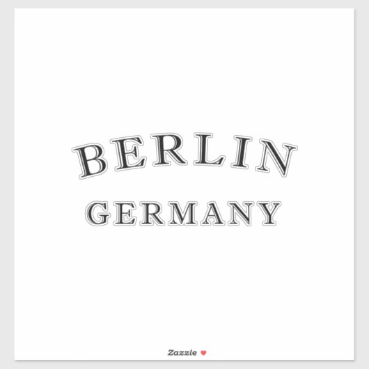 Berlijn Duitsland Sticker (Vel)